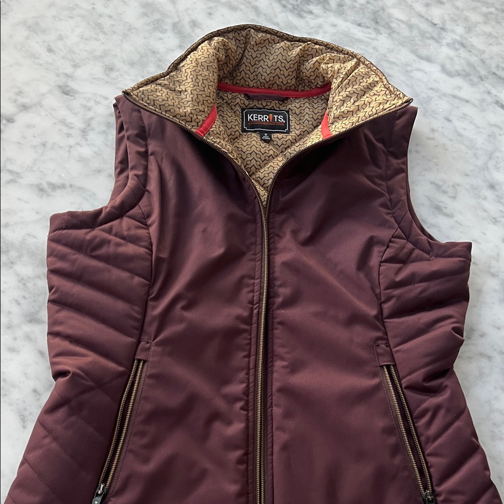 Kerrits Women's Maroon Quilted Vest